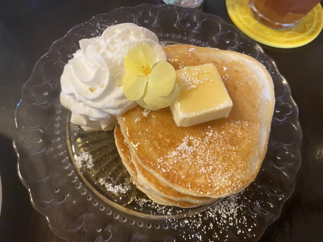 古民家カフェ「Cafe坂ノ下」ハニーバターパンケーキ