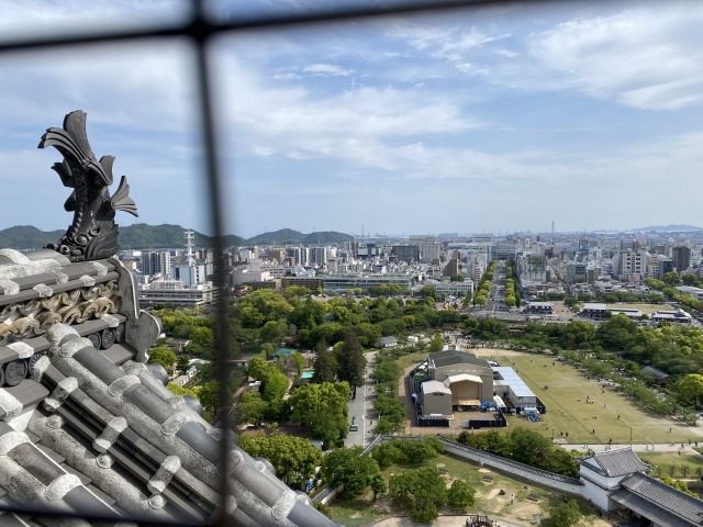 天守閣からの景色