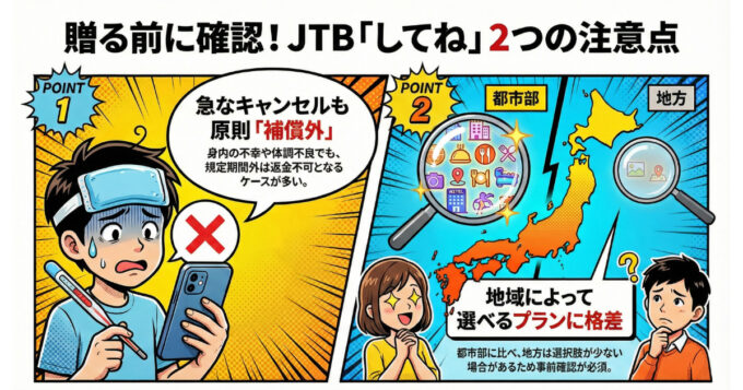 ３，キャンセル規定の厳しさと地域格差